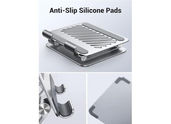 UGREEN Tablet Stand Holder for Desk Dual Rod Support Aluminum Tablet Holder Adjustable Dock Multi-Angle